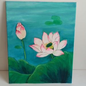 Original art canvas acrylic painting